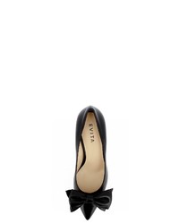 schwarze Leder Pumps von Evita