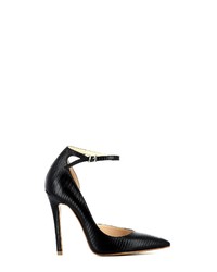 schwarze Leder Pumps von Evita