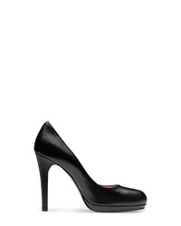 schwarze Leder Pumps von Evita