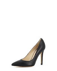 schwarze Leder Pumps von Evita