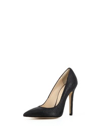 schwarze Leder Pumps von Evita