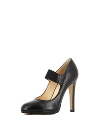 schwarze Leder Pumps von Evita