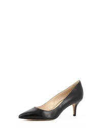 schwarze Leder Pumps von Evita