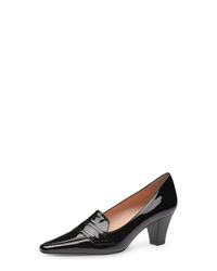 schwarze Leder Pumps von Evita