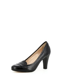 schwarze Leder Pumps von Evita