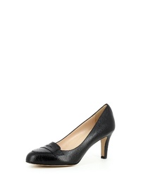 schwarze Leder Pumps von Evita