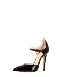 schwarze Leder Pumps von Evita