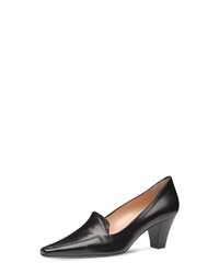 schwarze Leder Pumps von Evita