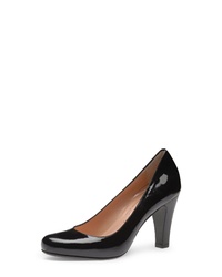 schwarze Leder Pumps von Evita