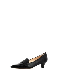 schwarze Leder Pumps von Evita