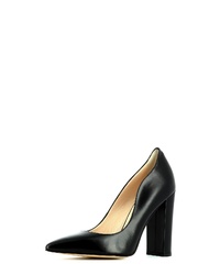 schwarze Leder Pumps von Evita