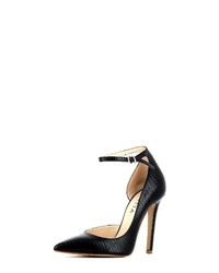 schwarze Leder Pumps von Evita