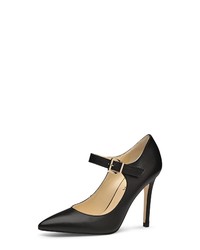 schwarze Leder Pumps von Evita