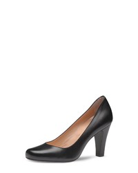 schwarze Leder Pumps von Evita