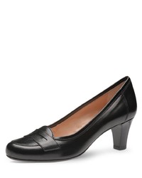 schwarze Leder Pumps von Evita