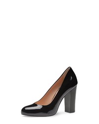 schwarze Leder Pumps von Evita