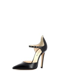 schwarze Leder Pumps von Evita