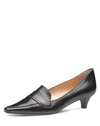 schwarze Leder Pumps von Evita