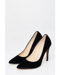 schwarze Leder Pumps von faina