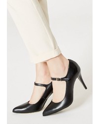 schwarze Leder Pumps von faina