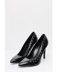 schwarze Leder Pumps von faina