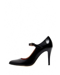 schwarze Leder Pumps von faina