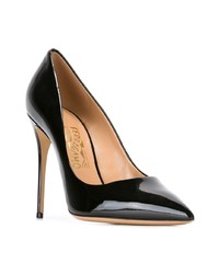 schwarze Leder Pumps von Salvatore Ferragamo