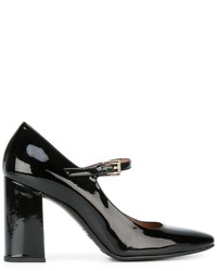 schwarze Leder Pumps von Fratelli Rossetti