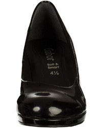 schwarze Leder Pumps von Gabor