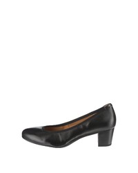 schwarze Leder Pumps von Gabor