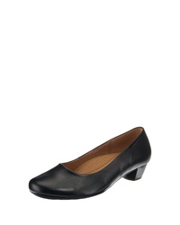 schwarze Leder Pumps von Gabor