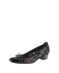 schwarze Leder Pumps von Gabor