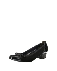 schwarze Leder Pumps von Gabor