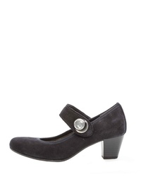 schwarze Leder Pumps von Gabor