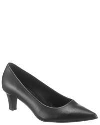 schwarze Leder Pumps von Gabor