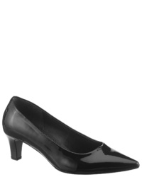 schwarze Leder Pumps von Gabor