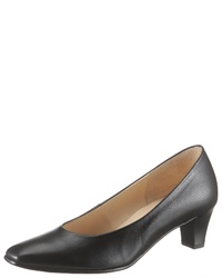 schwarze Leder Pumps von Gabor