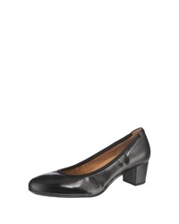 schwarze Leder Pumps von Gabor