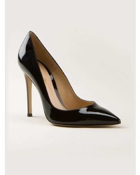 schwarze Leder Pumps von Gianvito Rossi