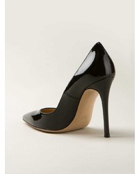 schwarze Leder Pumps von Gianvito Rossi