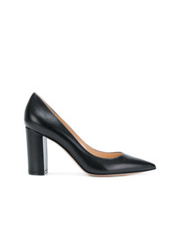 schwarze Leder Pumps von Gianvito Rossi