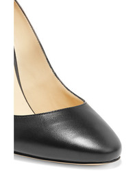 schwarze Leder Pumps von Jimmy Choo