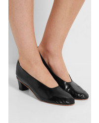 schwarze Leder Pumps von Martiniano