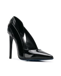 schwarze Leder Pumps von Frankie Morello