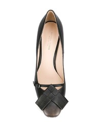 schwarze Leder Pumps von Bottega Veneta