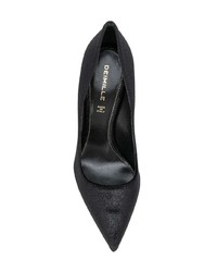 schwarze Leder Pumps von Deimille