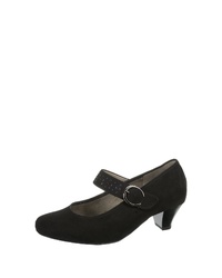 schwarze Leder Pumps von Jenny