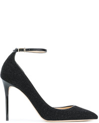 schwarze Leder Pumps von Jimmy Choo