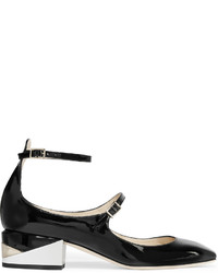 schwarze Leder Pumps von Jimmy Choo