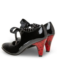 schwarze Leder Pumps von Joe Browns